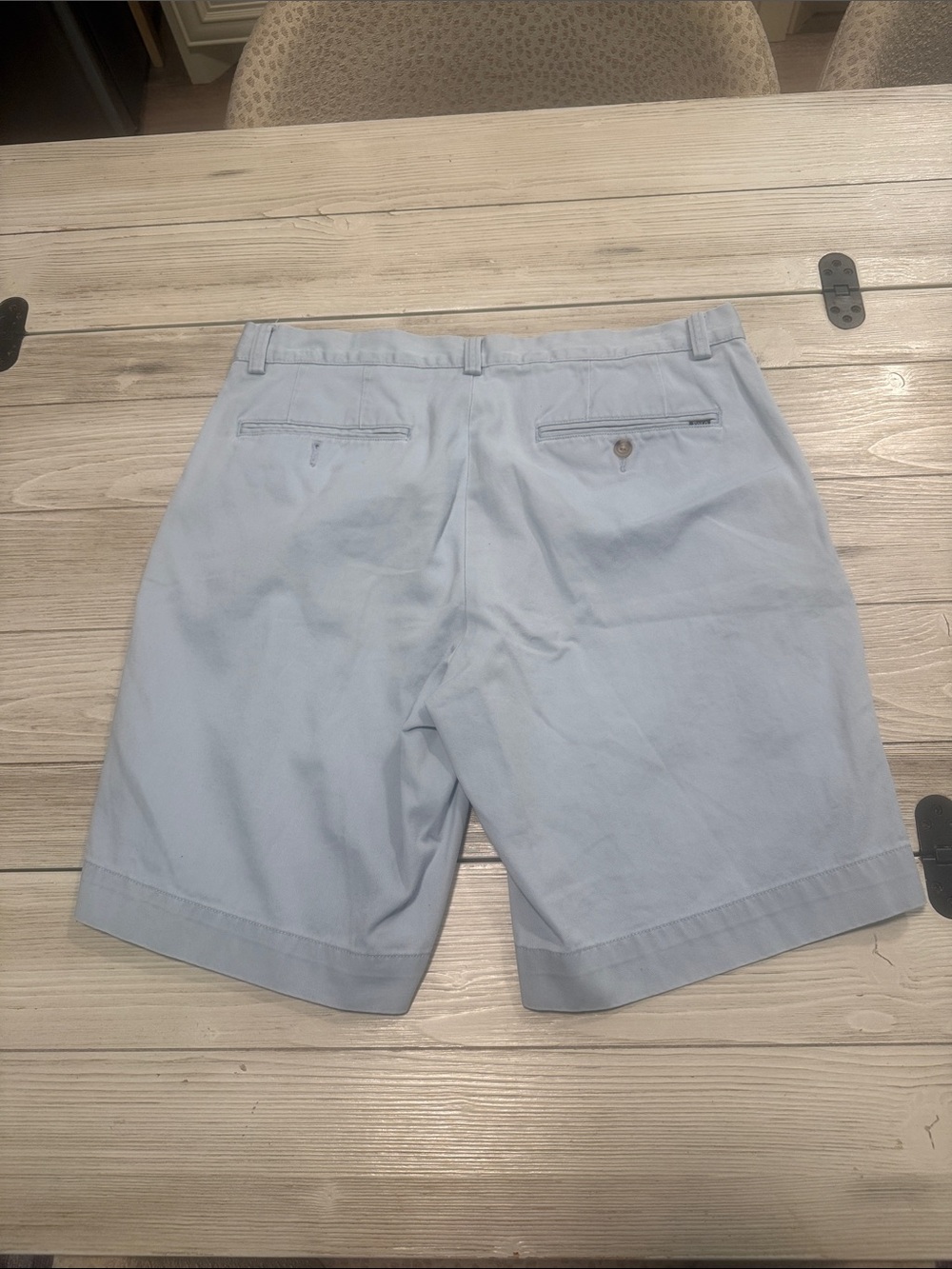 Men's Light Blue Classic Tailored Shorts polo